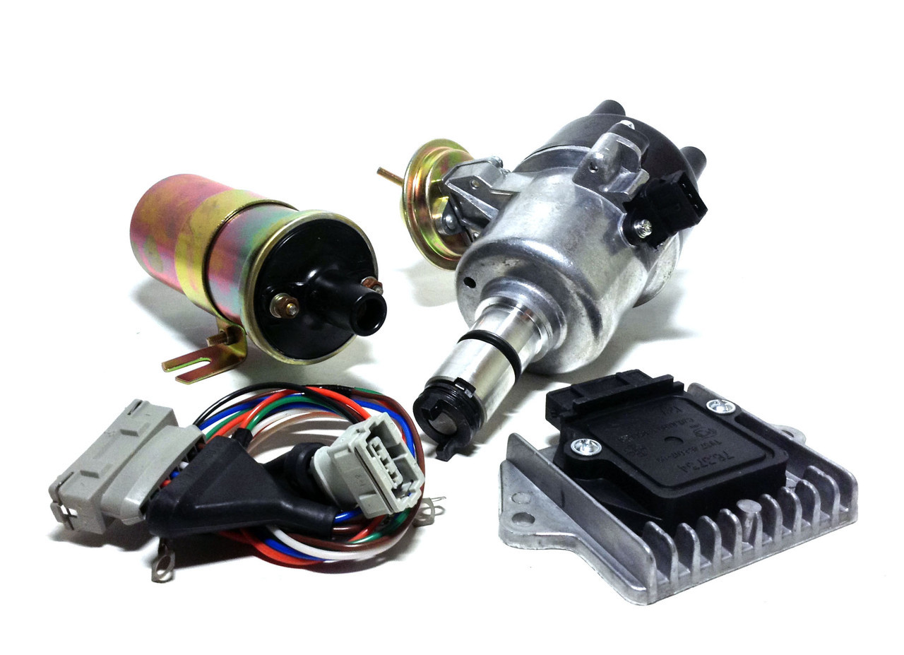 Система зажигания Газель,Волга бесконтактная (трамблер,катушка,коммут ...