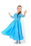 Ельза "Холодне серце" карнавальний костюм для дівчинки на зріст 116-122,122-128 см, фото 2