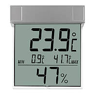 Термометр-гігрометр цифровий віконний TFA Vision 305020 silver