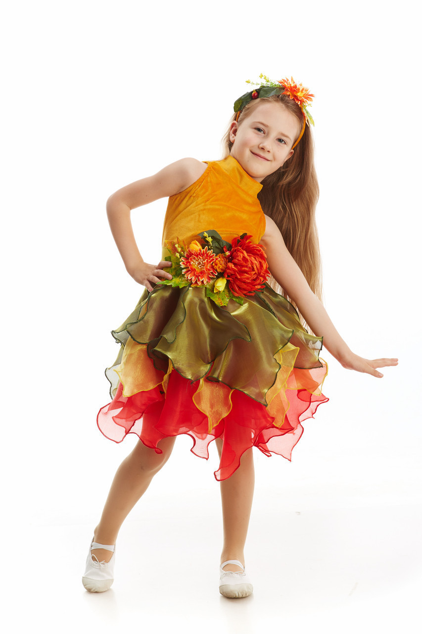 Дитячий карнавальний костюм Осінь врожайна на зріст 130-140 см