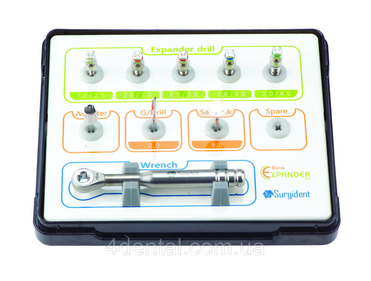 BONE EXPANDER KIT НАБОР ДЛЯ РАСШИРЕНИЯ ГРЕБНЯ