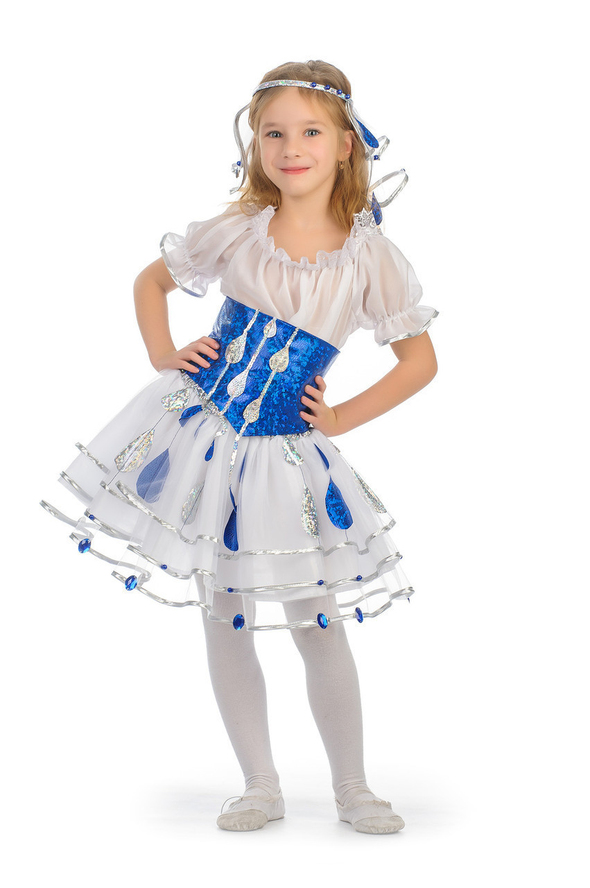 Дитячий карнавальний костюм Крапелька «Шик» на зріст 100-110 см