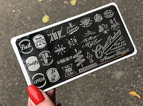 Пластина для стемпінгу Sjoy - 016