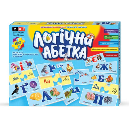 Пазли-гра Логічна Алфавіт (укр.), фото 1