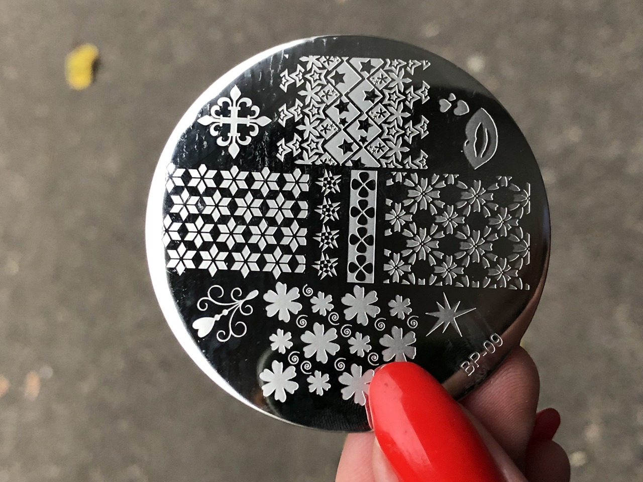 Пластина для стемпінгу маленька Born - 09, фото 1