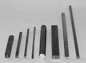 Шпонковий матеріал сталевий 28х16х4000 мм ст 45 шпанка