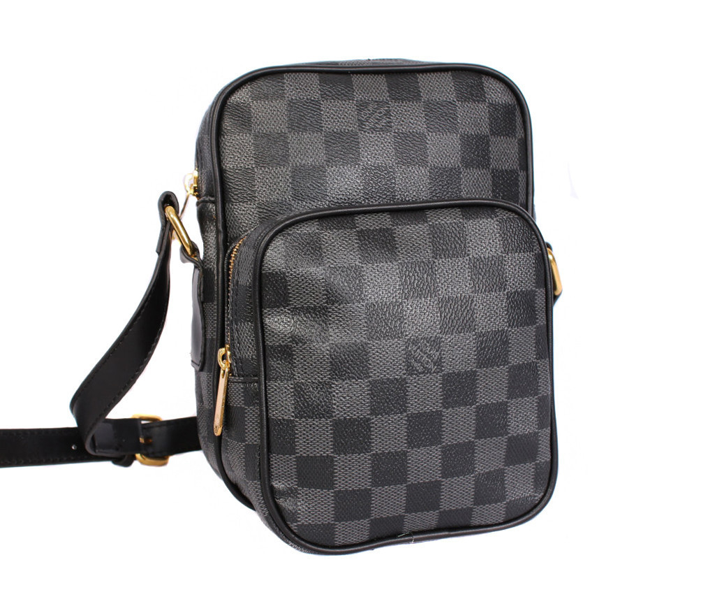 Чоловіча сумка Louis Vuitton 30-203LV Сіра 22 x 15 x 11 см.