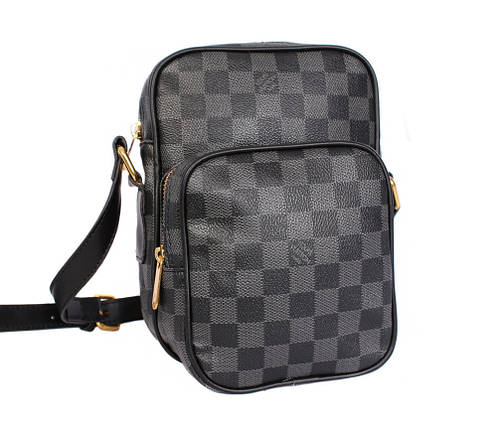 Чоловіча сумка Louis Vuitton 30-203LV Сіра 22 x 15 x 11 см., фото 1