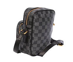 Чоловіча сумка Louis Vuitton 30-203LV Сіра 22 x 15 x 11 см., фото 3