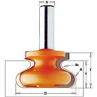 Фреза мультипрофильная для прихованих меблевих ручок CMT 19,5 х19,5х4,76 мм хв.8мм (арт.955.102.11)