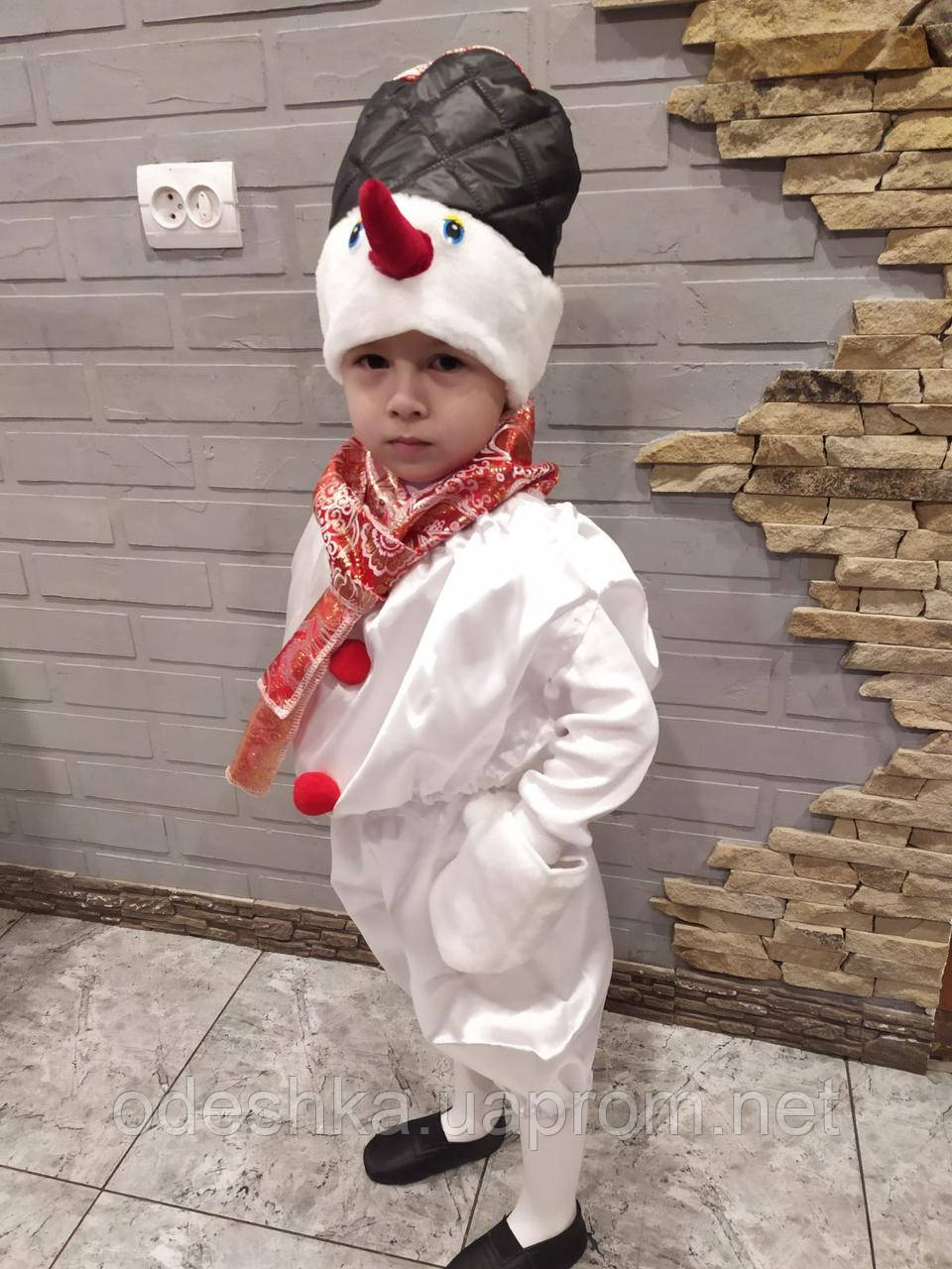 Детский карнавальный костюм Снеговика - фото 3 - id-p1075082952