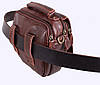 Чоловіча шкіряна сумка Dovhani Dov-673-11 Коричнева, фото 8