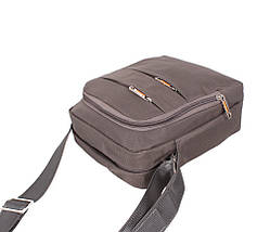 Сумка чоловіча Nobol M6339-2GREY17 Сіра В22 хШ22 х Д8см, фото 4