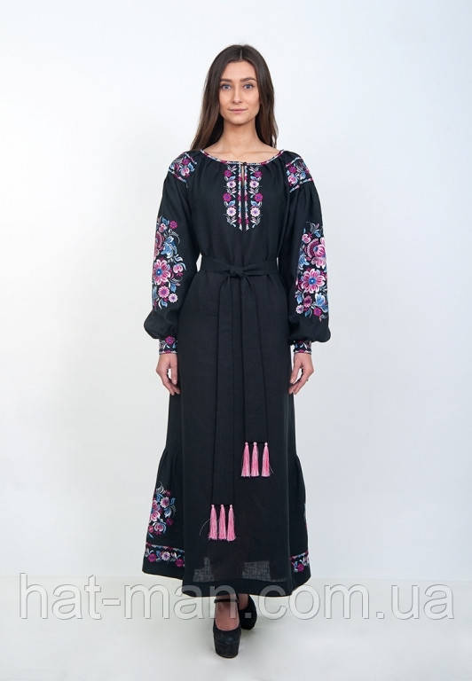 Сукня Українські барви чорна