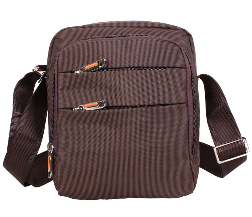 Сумка чоловіча Nobol M6339-2COFFEE2 Коричнева В22 хШ22 х Д8см