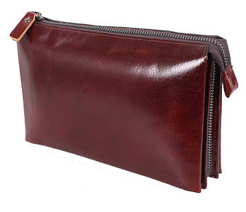 Клатч чоловічий шкіряний Dovhani COFFEE005-433 Бордовий