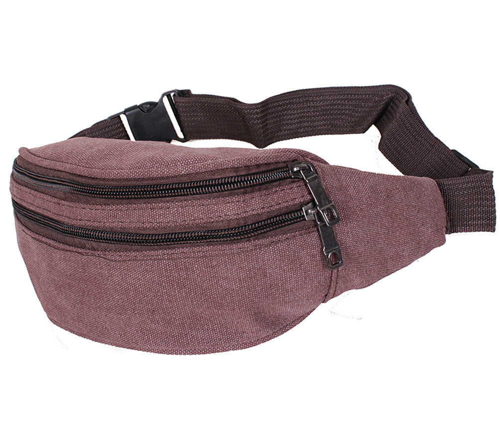 Текстильна Сумка на пояс Dovhani Q001-155COFFEE Кавова