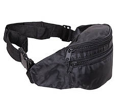 Текстильна Сумка на пояс Dovhani Q00857BLACK Чорна, фото 5