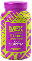 Жироспалювач MEX Nutrition — CLA + Green Tea (90 капсул)