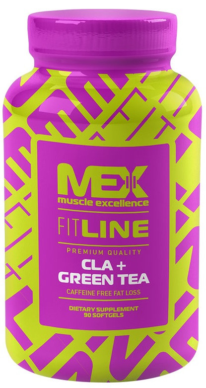 Жироспалювач MEX Nutrition — CLA + Green Tea (90 капсул)