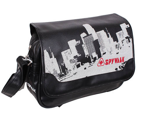 Сумка чоловіча Spy Walk Sport30311313 Чорна, фото 1