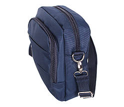 Текстильна Сумка чоловіча Nobol 6339-45BLUE Синя 20 x 17 x 7-9 див., фото 4