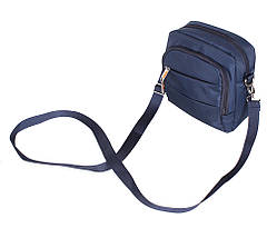 Текстильна Сумка чоловіча Nobol 6339-45BLUE Синя 20 x 17 x 7-9 див., фото 5