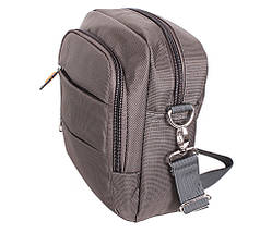 Текстильна Сумка чоловіча Nobol 6339-422GREY Сіра 20 x 17 x 7-9 див., фото 4