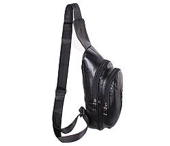 Сумка міні-рюкзак чоловіча Dovhani IT101888Black Чорна, фото 2