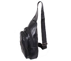 Сумка міні-рюкзак чоловіча Dovhani IT101888Black Чорна, фото 3