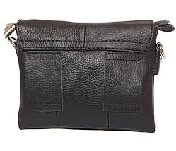 Чоловіча шкіряна сумка Dovhani BL30014542 Чорна, фото 3