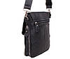 Чоловіча шкіряна сумка Dovhani MESS81388BL71 Чорна 23 x 20 x 6 див., фото 6