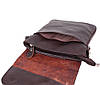 Чоловіча шкіряна сумка Dovhani MESS81388-2CF72 Коричнева 13 x 20 x 6 см, фото 7