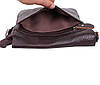 Чоловіча шкіряна сумка Dovhani MESS81388-2CF72 Коричнева 13 x 20 x 6 см, фото 8