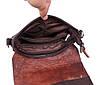 Чоловіча шкіряна сумка Dovhani MESS81388-2CF72 Коричнева 13 x 20 x 6 см, фото 9