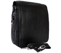 Сумка чоловіча Dovhani E30913112 Чорна, фото 2