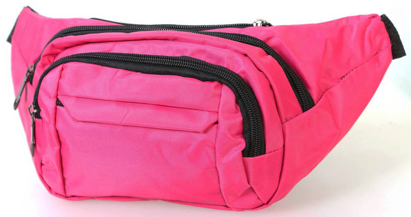 Текстильна Сумка поясна Dovhani Q003-1Pink136 Рожева, фото 3