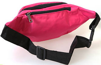 Текстильна Сумка поясна Dovhani Q003-1Pink136 Рожева, фото 5