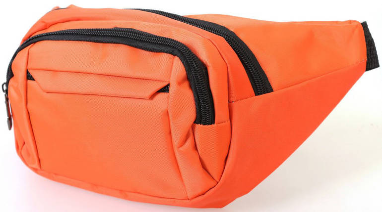 Текстильна Сумка поясна Dovhani Q003-2Orange137 Помаранчева, фото 3