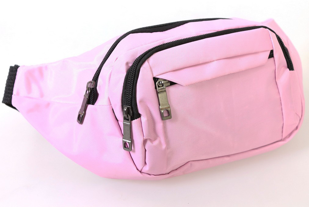 Текстильна Сумка поясна Dovhani Q003-3SkyPink138 Рожева