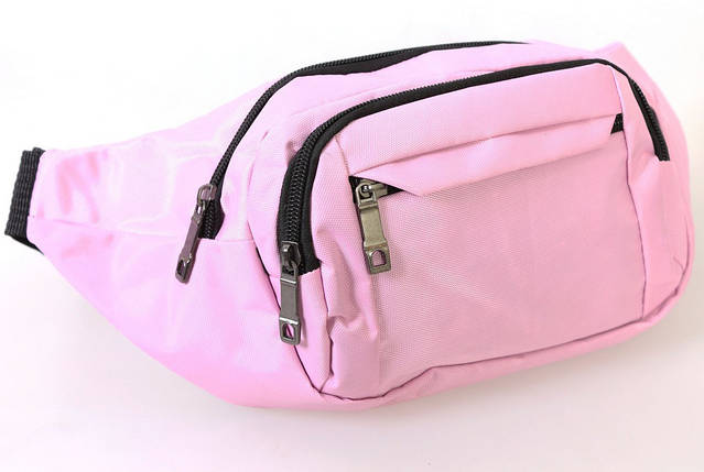 Текстильна Сумка поясна Dovhani Q003-3SkyPink138 Рожева, фото 1