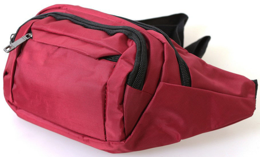 Текстильна Сумка поясна Dovhani Q003-13Red159 Червона