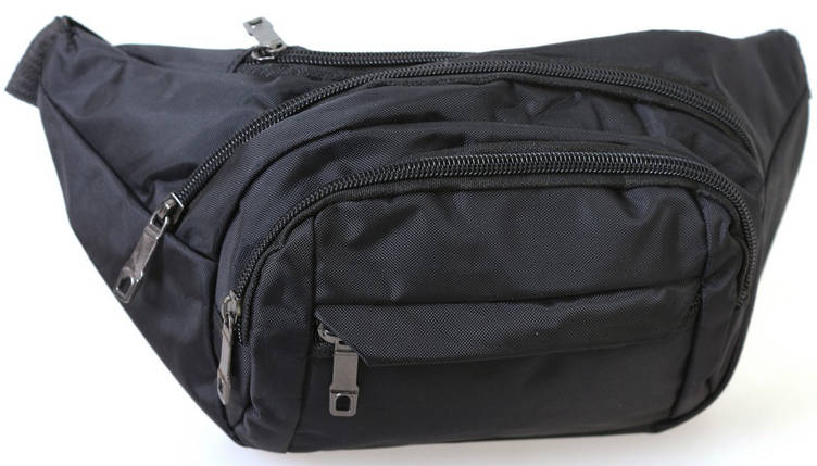 Текстильна Сумка поясна Dovhani Q003-17Black163 Чорна, фото 1