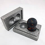 Блок для йоги (йога блок-цегла) + масажний м'ячик для масажу МФР міофасціального релізу OSPORT (MS 2231), фото 5