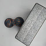 Блок для йоги (йога блок-цегла) + масажний м'ячик для масажу МФР міофасціального релізу OSPORT (MS 2231), фото 4