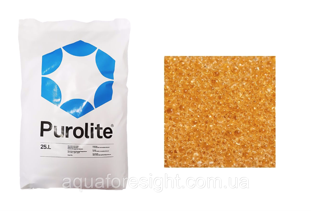 Сильнокислотний катіоніт Purolite C100Е для питної води (25 л) ціна з ПДВ