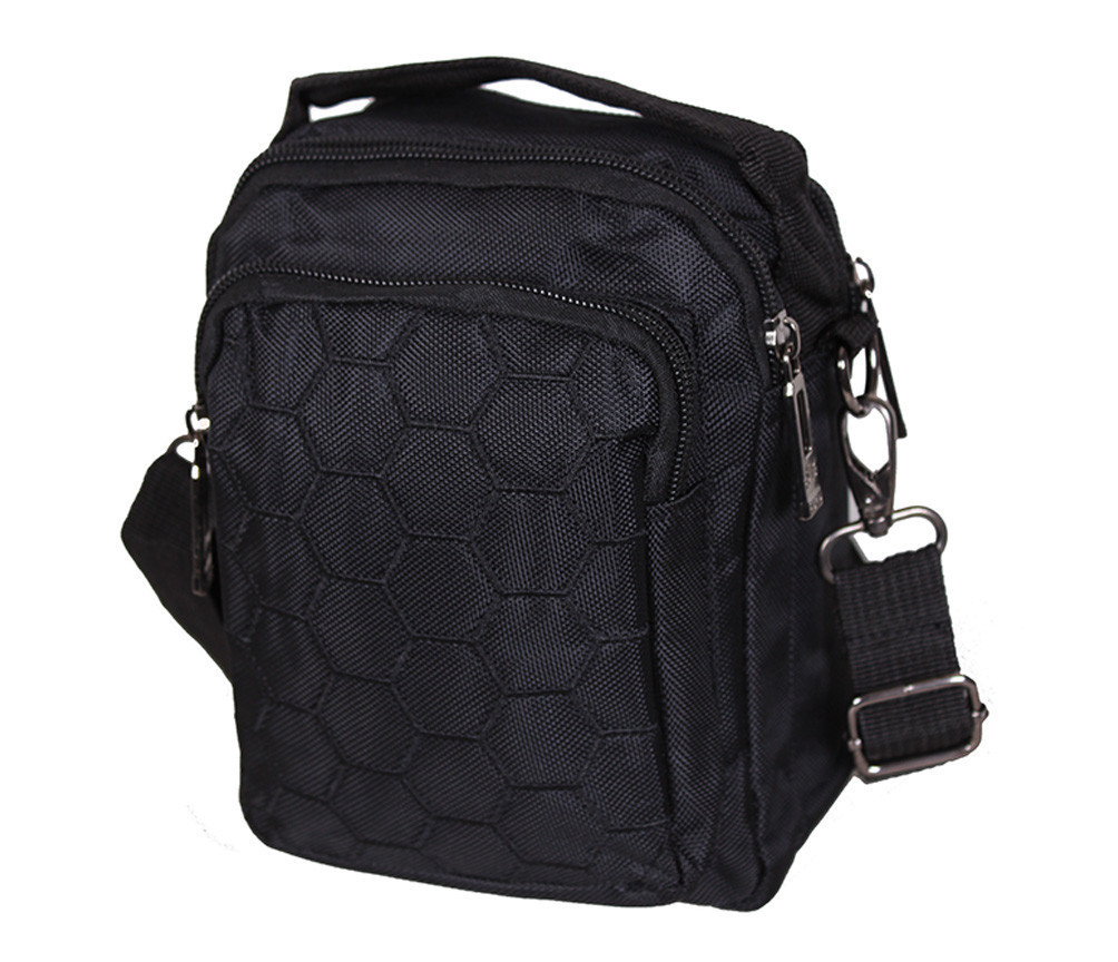 Сумка чоловіча текстильна Dovhani S301690295 Чорна