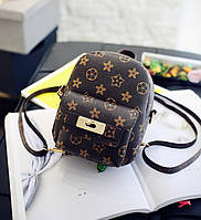 Женский стильный мини рюкзак рюкзачок ранець сумочка LV маленький