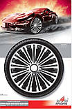 Ковпаки колісні Volante Silver Black R16, фото 3