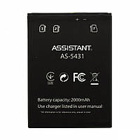 Акумулятор для Assistant AS-5431 (black) 2000mAh original PRC
